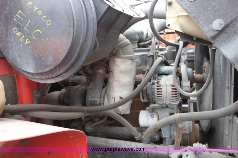 image for item A7168 1997 International 4900 tandem axle dump truck