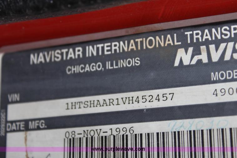 image for item A7172 1997 International 4900 tandem axle dump truck