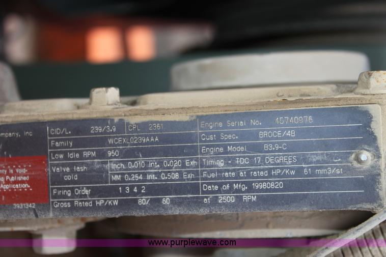 image for item A7173 1999 Broce RC350 self propelled broom