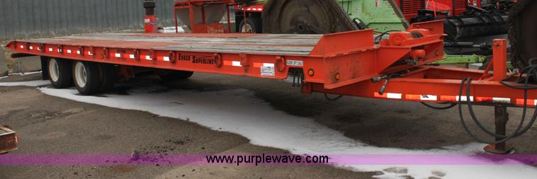 image for item A7188 2001 Evaco 15 ton tandem axle trailer