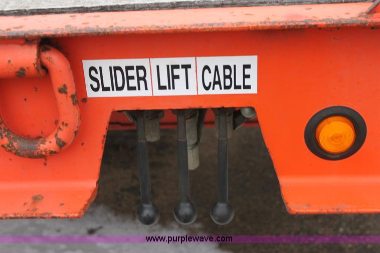 image for item A7188 2001 Evaco 15 ton tandem axle trailer