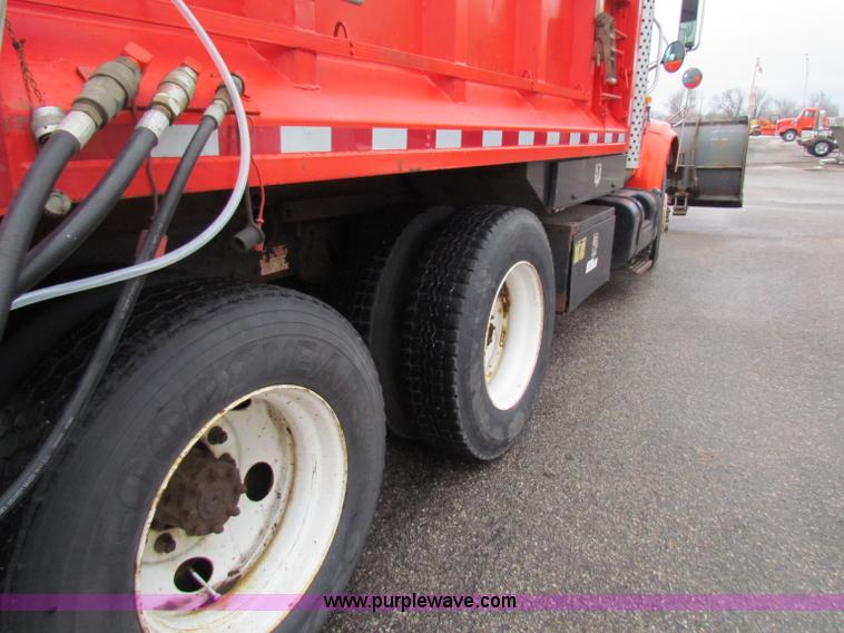 image for item B7126 1997 International 4900 tandem axle dump truck