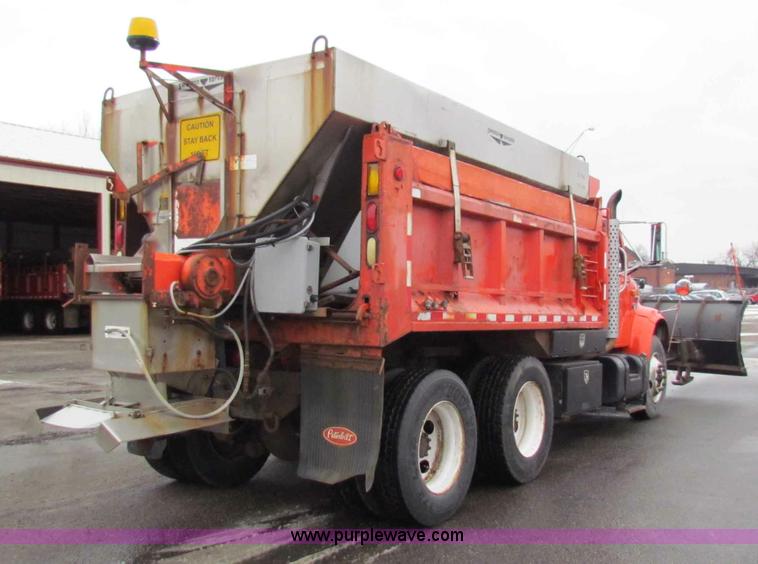 image for item B7130 1997 International 4900 tandem axle dump truck