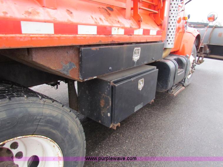image for item B7130 1997 International 4900 tandem axle dump truck