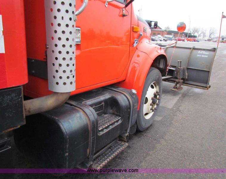 image for item B7132 1997 International 4900 tandem axle dump truck