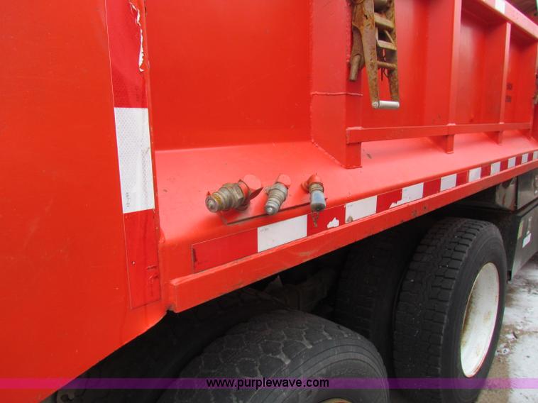 image for item B7133 1997 International 4900 tandem axle dump truck
