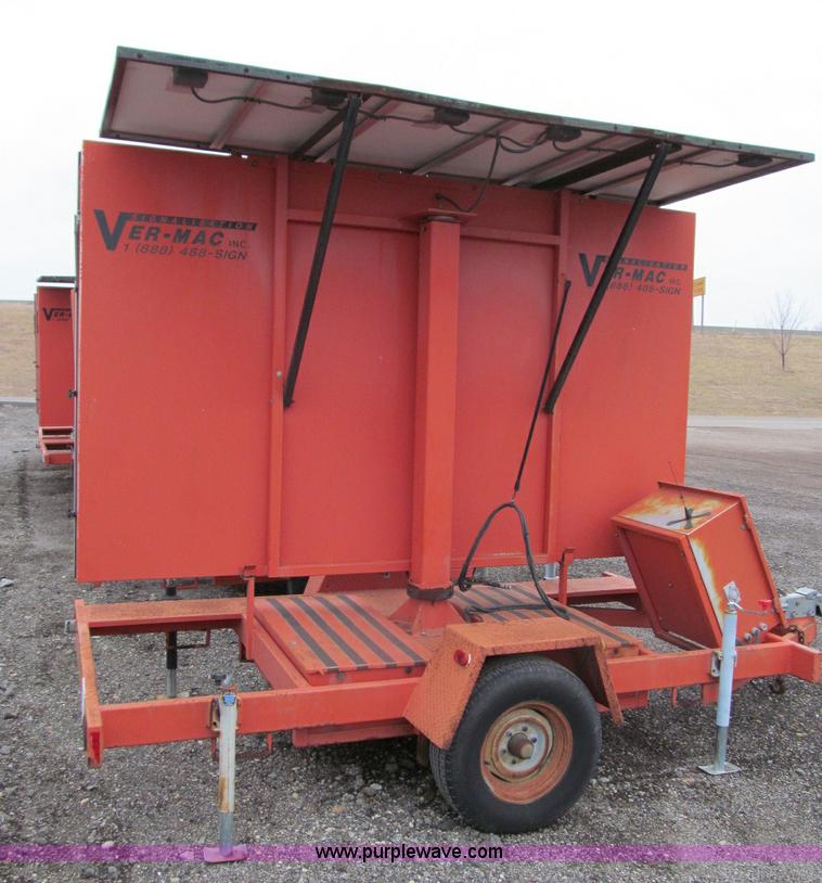 image for item D6547 2001 Ver-Mac PCMS-1210 variable message board