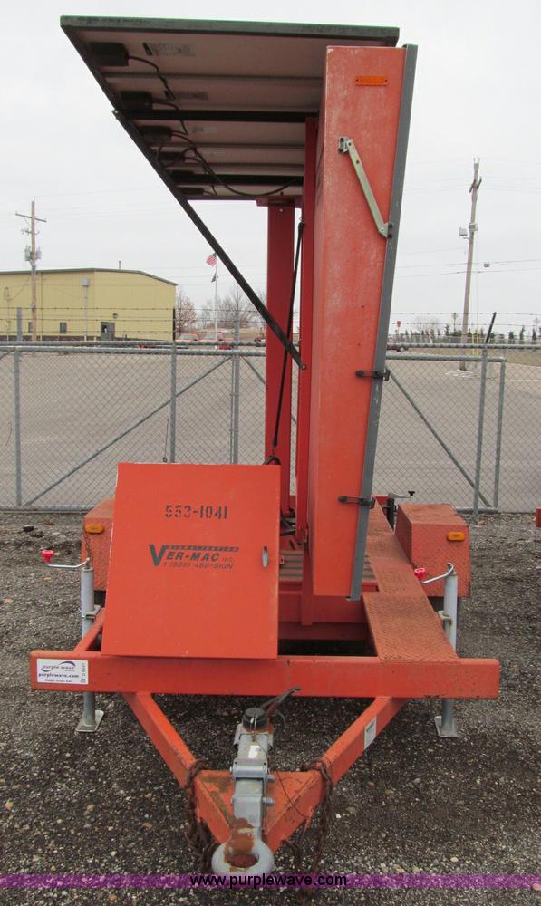 image for item D6547 2001 Ver-Mac PCMS-1210 variable message board