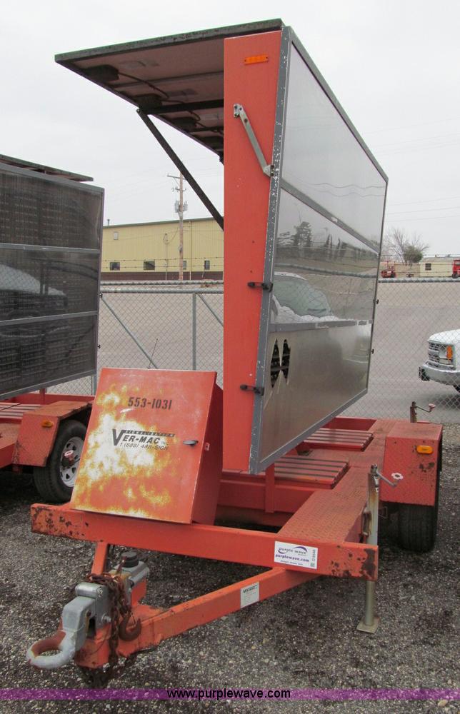 image for item D6548 2001 Ver-Mac PCMS-1210 variable message board