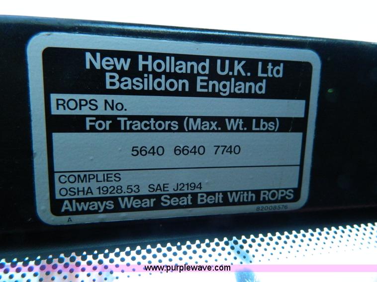 image for item D8784 1998 New Holland 7740SL tractor