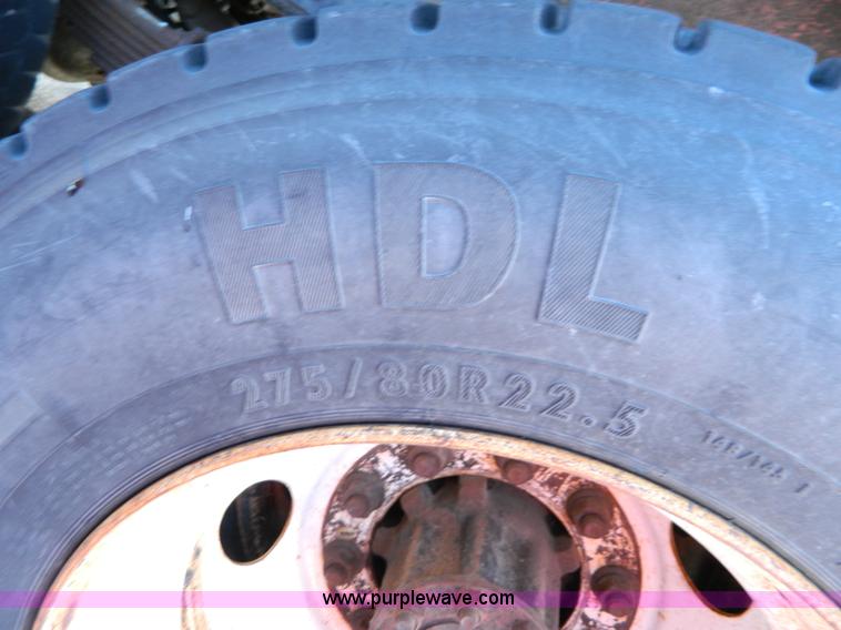 image for item D8790 1997 International 4900 tandem axle dump truck