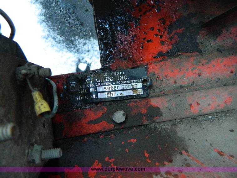 image for item D8822 1991 Gilson 59280 concrete mixer