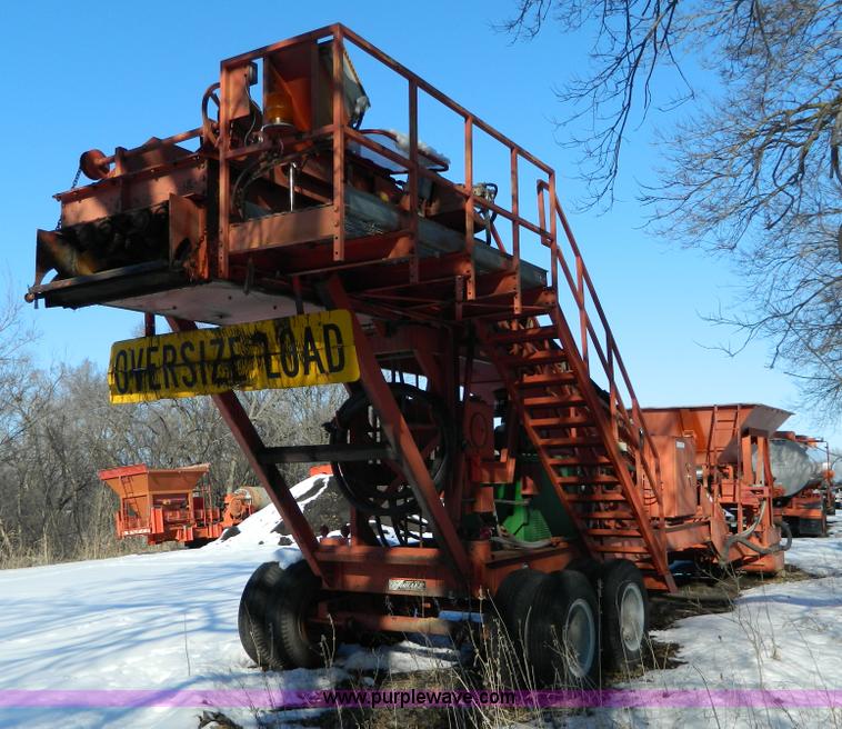 1993 Peerless 3076HPP twinshaft portable pugmill in Almena, KS Item
