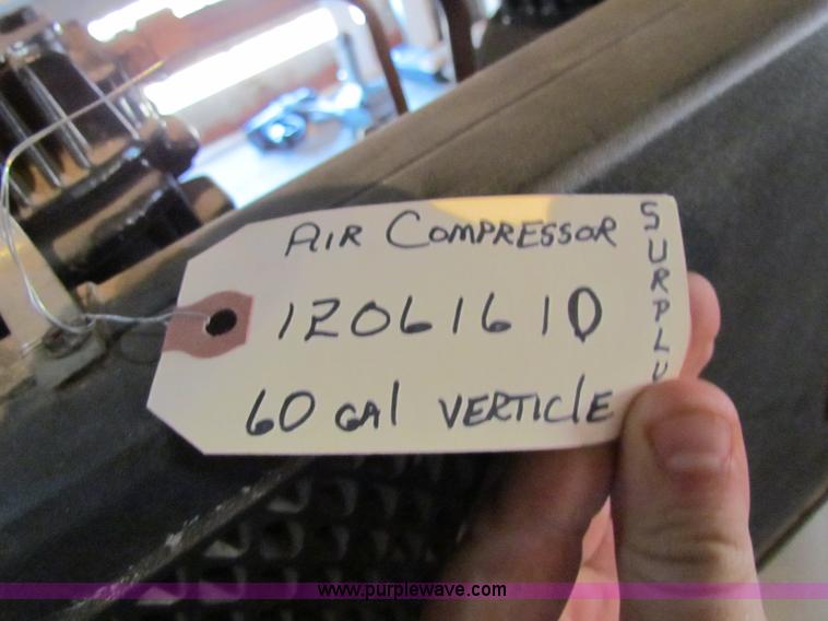 image for item I9572 1994 Campbell Hausfeld VT622400AJ upright air compressor