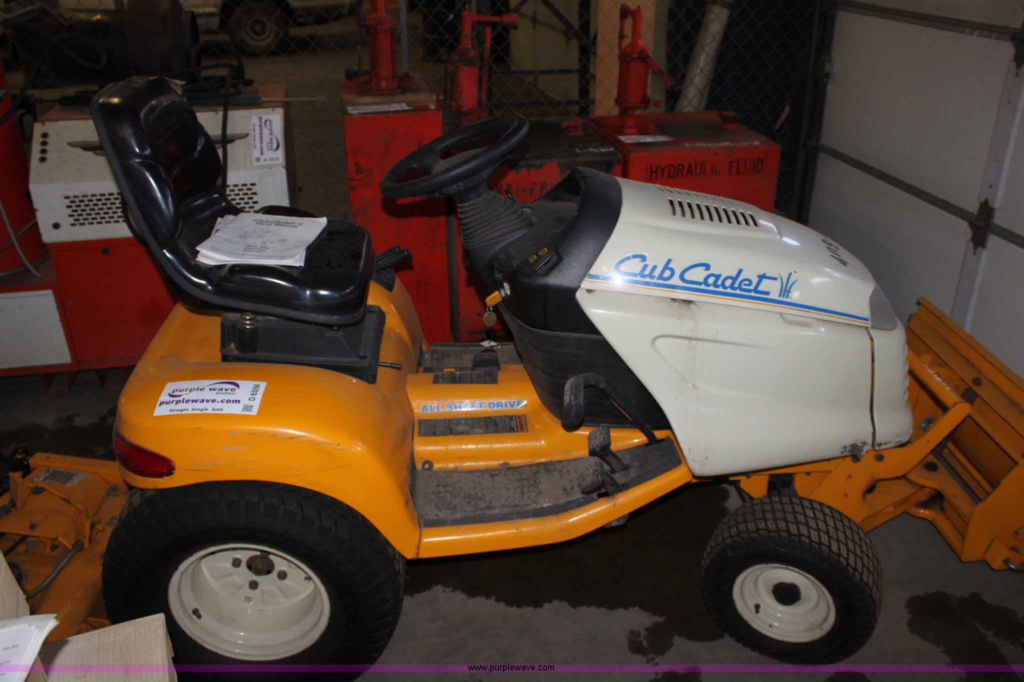 2003 Cub Cadet 3206 lawn mower in Topeka, KS Item D6556 sold Purple