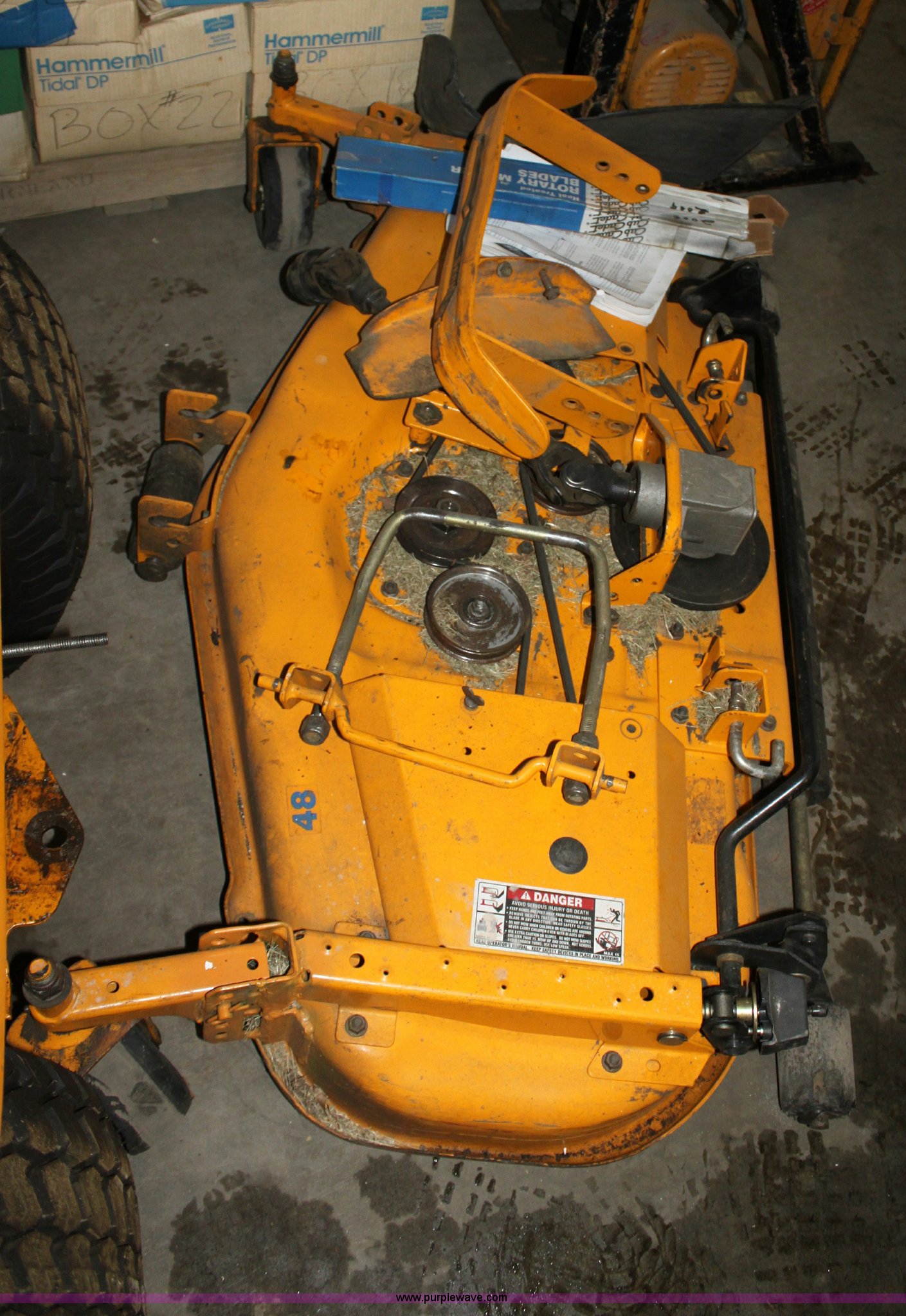 2003 Cub Cadet 3206 lawn mower in Topeka, KS Item D6556 sold Purple