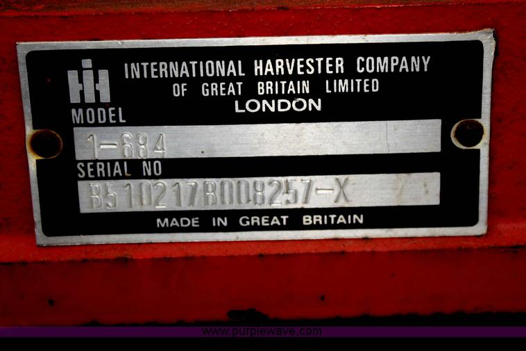 image for item A6997 1982 International 684 tractor