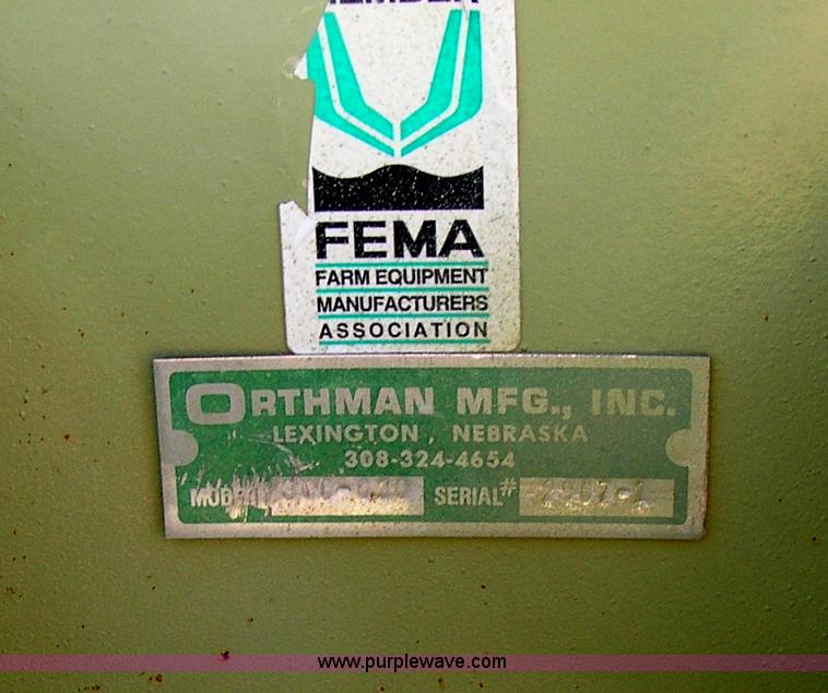 image for item B1018 Orthman 1tRIPr 12R30 toolbar