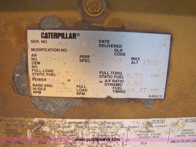 image for item B2210 2000 Caterpillar 470 Lexion RWA combine