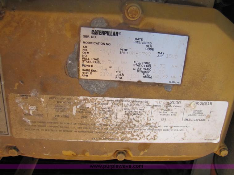 image for item B2210 2000 Caterpillar 470 Lexion RWA combine