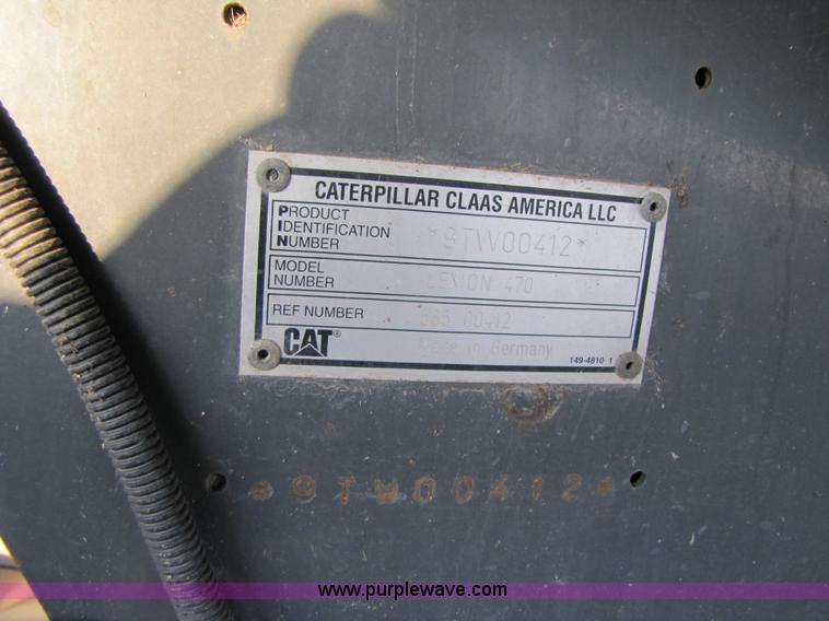 image for item B2210 2000 Caterpillar 470 Lexion RWA combine