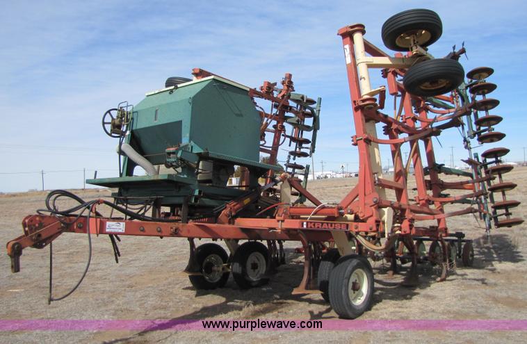image for item B2235 Krause 4330 31' chisel plow with Flex-King seeder