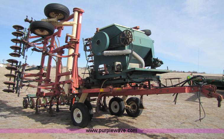 image for item B2235 Krause 4330 31' chisel plow with Flex-King seeder