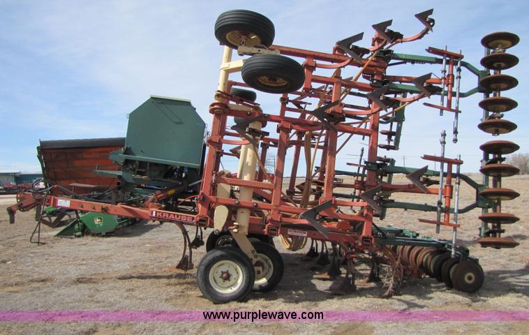 image for item B2235 Krause 4330 31' chisel plow with Flex-King seeder
