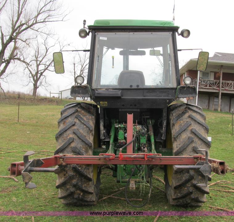 image for item B2618 1989 John Deere 4055 MFWD tractor