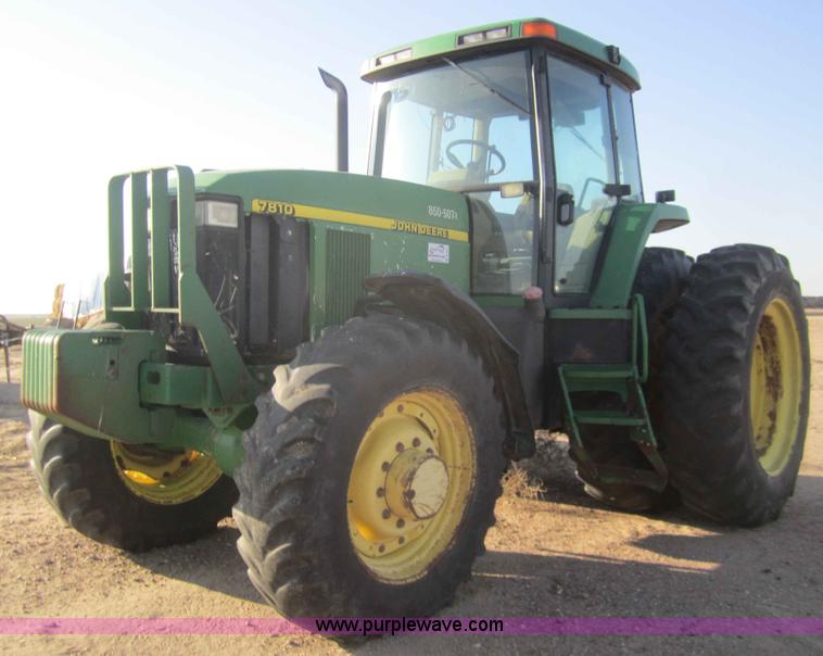 image for item B5671 1998 John Deere 7810 MFWD tractor