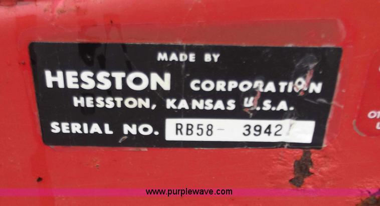 image for item B6248 Hesston 5800 round baler