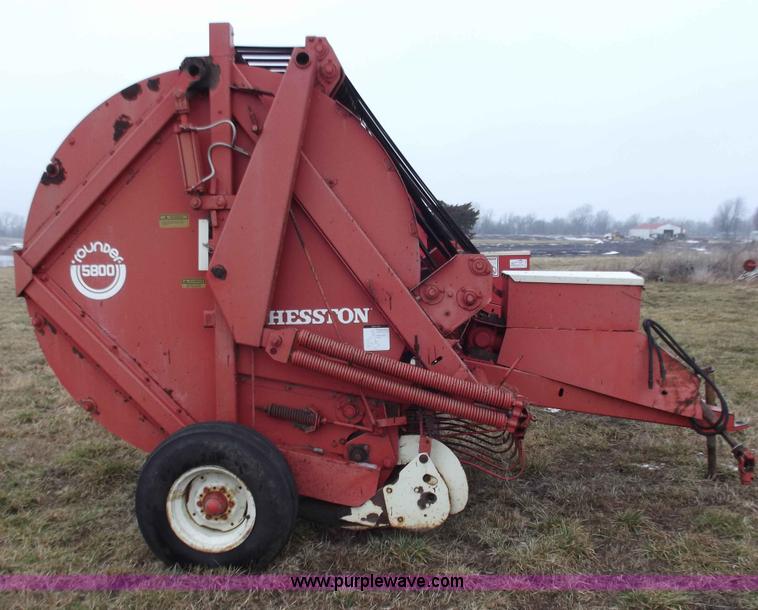 image for item B6249 Hesston 5800 round baler
