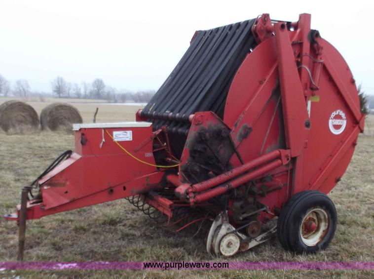 image for item B6249 Hesston 5800 round baler