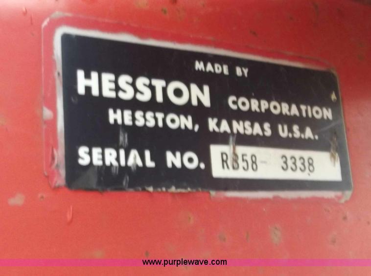 image for item B6249 Hesston 5800 round baler