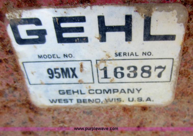 image for item C5313 Gehl 95MX feed grinder/mixer