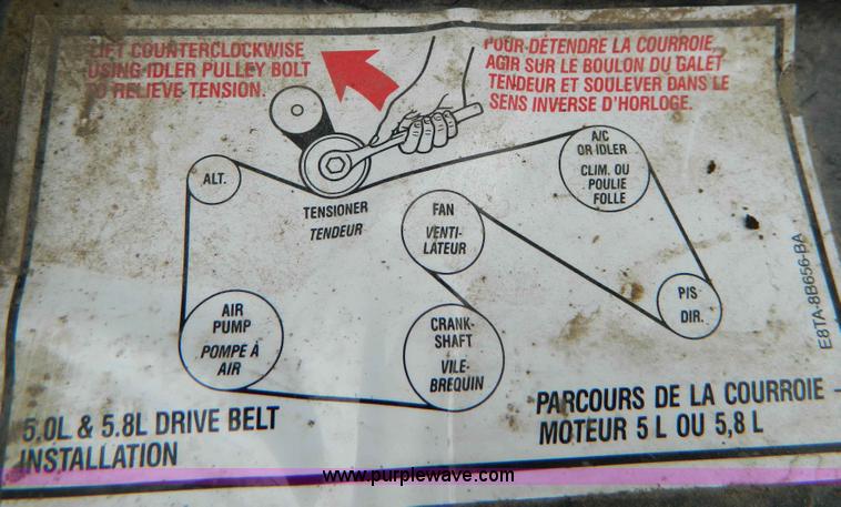 image for item D8769 1988 Ford F-350 Custom flat bed truck