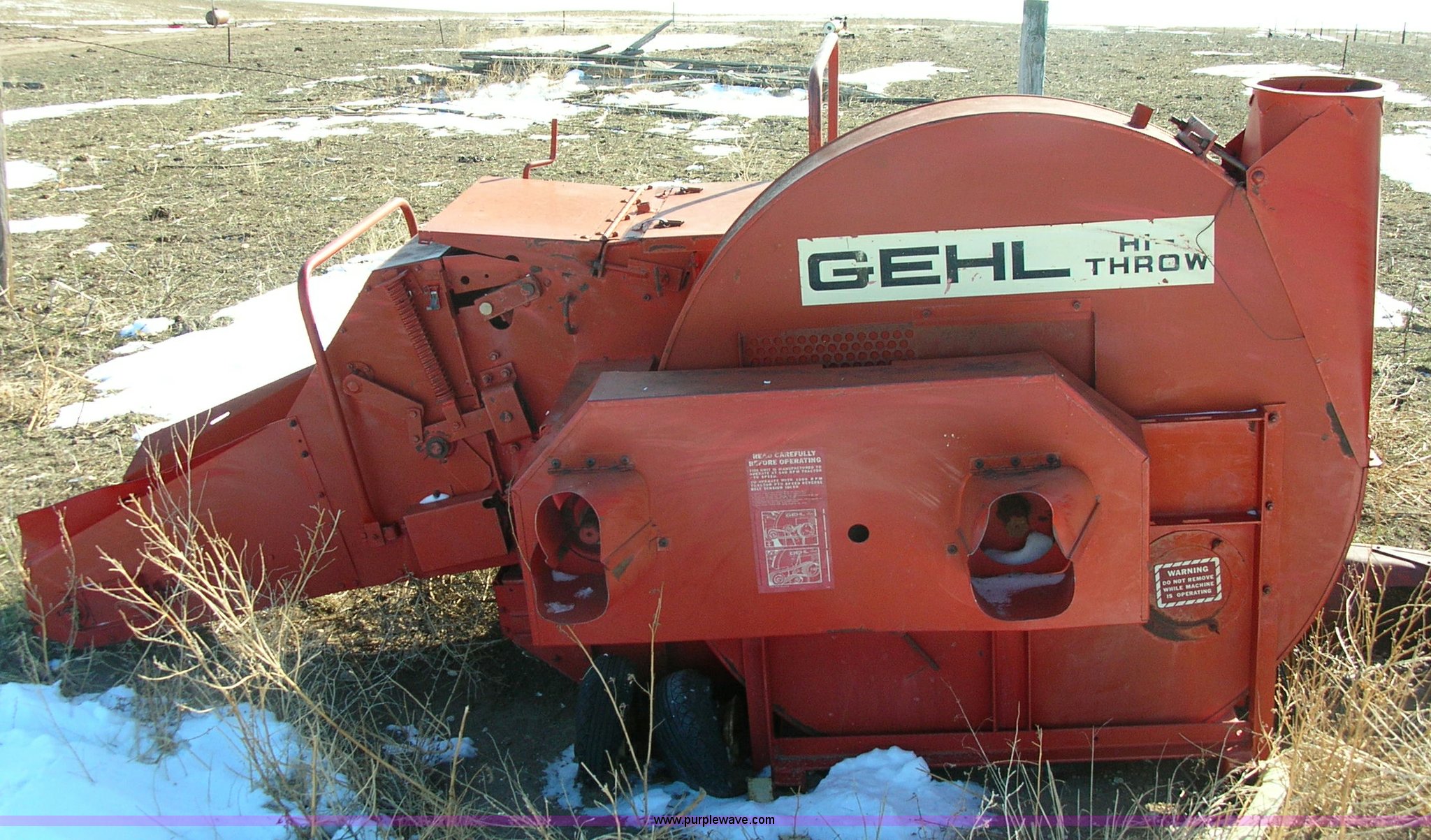 Gehl silage processor and blower in Fowler, KS Item B1001 sold