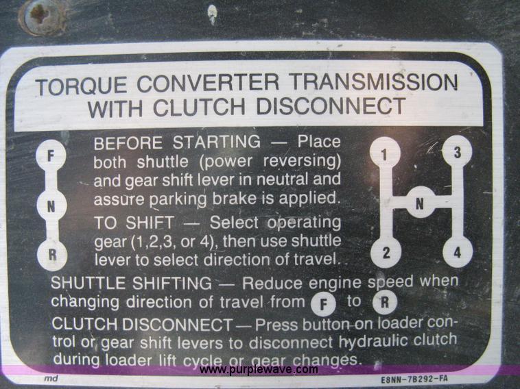 image for item A6069 1989 Ford 555C backhoe