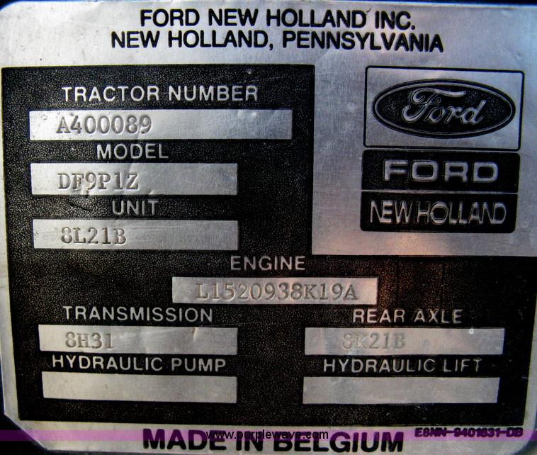 image for item A6069 1989 Ford 555C backhoe