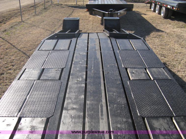 image for item A6070 1989 Interstate 24DT flatbed gooseneck trailer