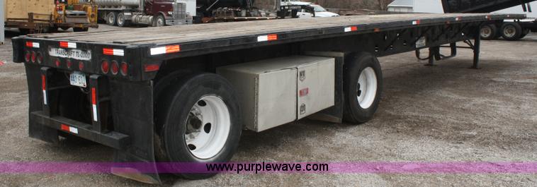 image for item A6767 2000 Transcraft TL-2000 flatbed trailer