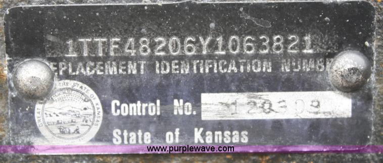 image for item A6767 2000 Transcraft TL-2000 flatbed trailer