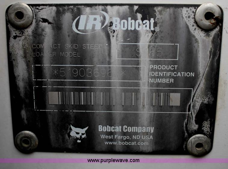 image for item A6983 2003 Bobcat S185 skid steer