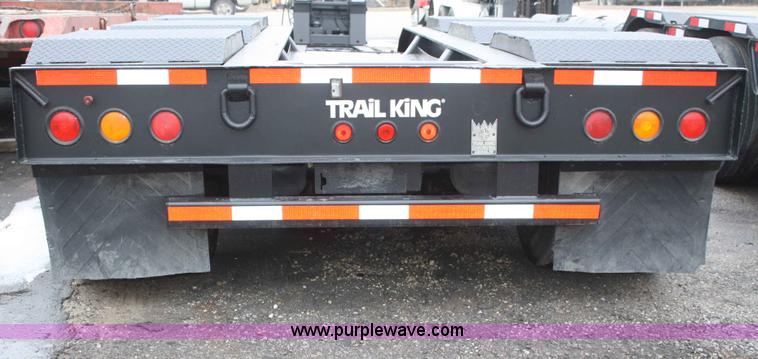image for item A6988 2000 Trail King HG series detachable lowboy trailer