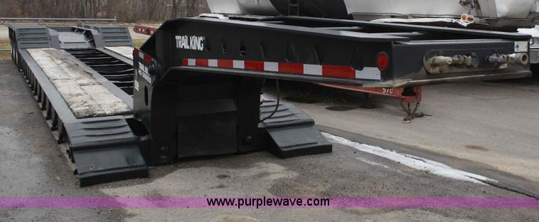 image for item A6988 2000 Trail King HG series detachable lowboy trailer