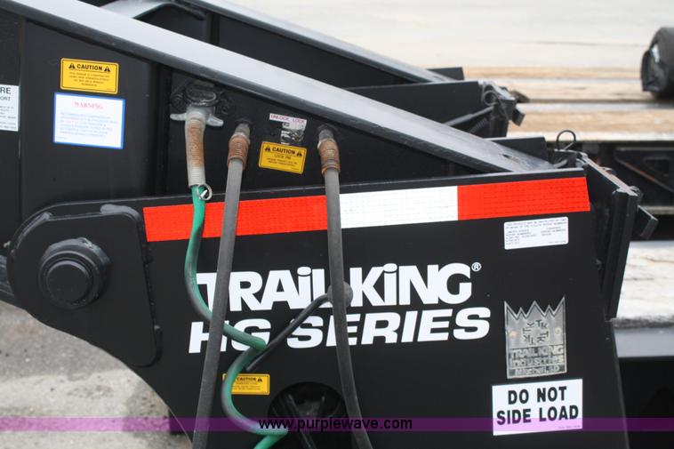 image for item A6988 2000 Trail King HG series detachable lowboy trailer