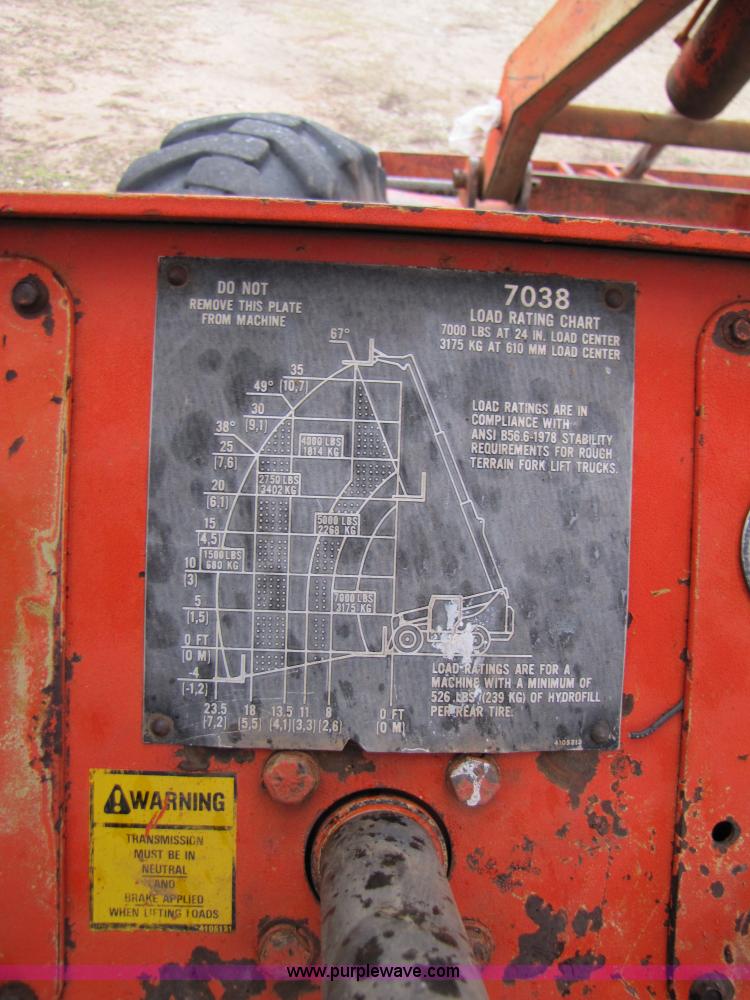 image for item B2207 SkyTrak 7038 telehandler forklift