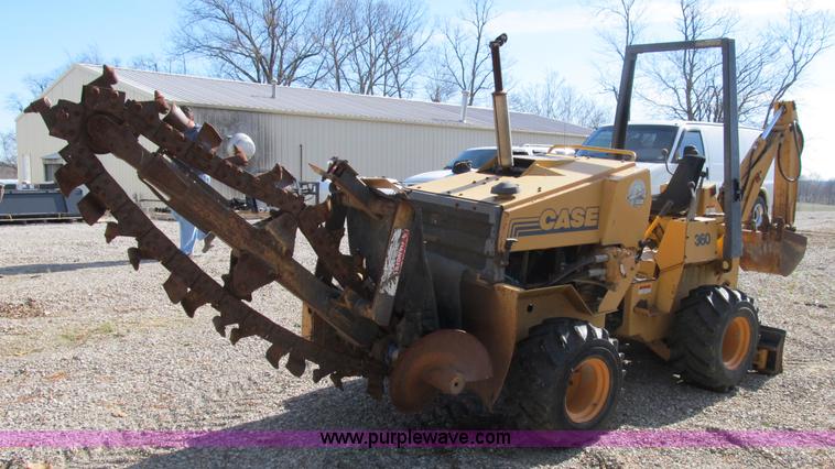 image for item B2604 Case 360 trencher backhoe