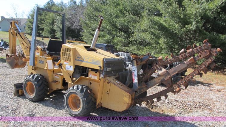image for item B2604 Case 360 trencher backhoe