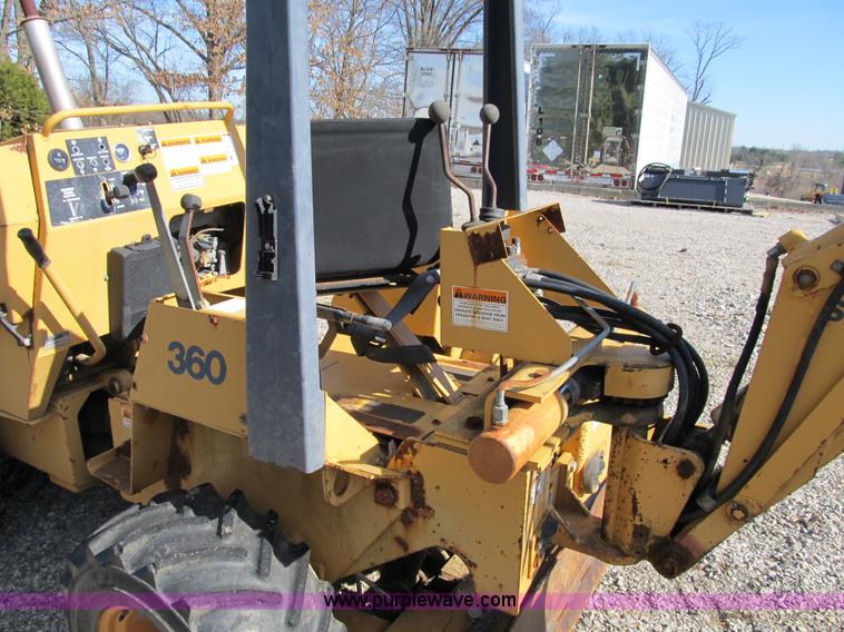 image for item B2604 Case 360 trencher backhoe